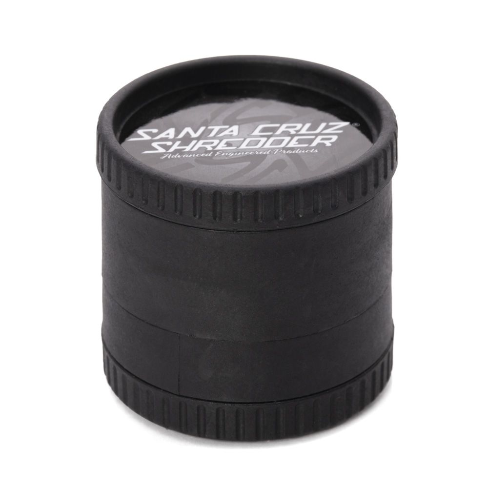 4-teiliger Hanf-Grinder (Schwarz) – by Santa Cruz Shredder - Grinder