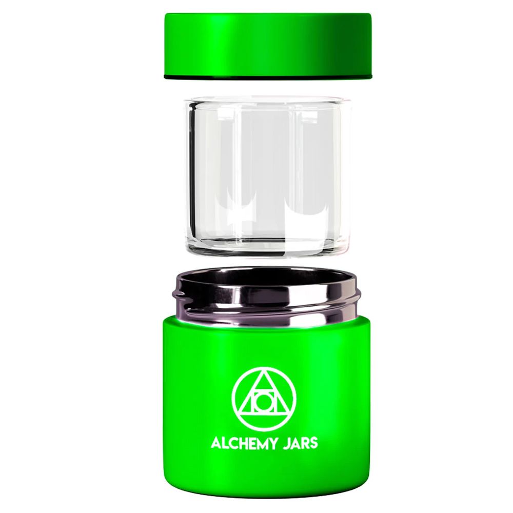 Alchemy Jars – Vakuumisoliertes 50ml Concentrate Jar (grün) - jar