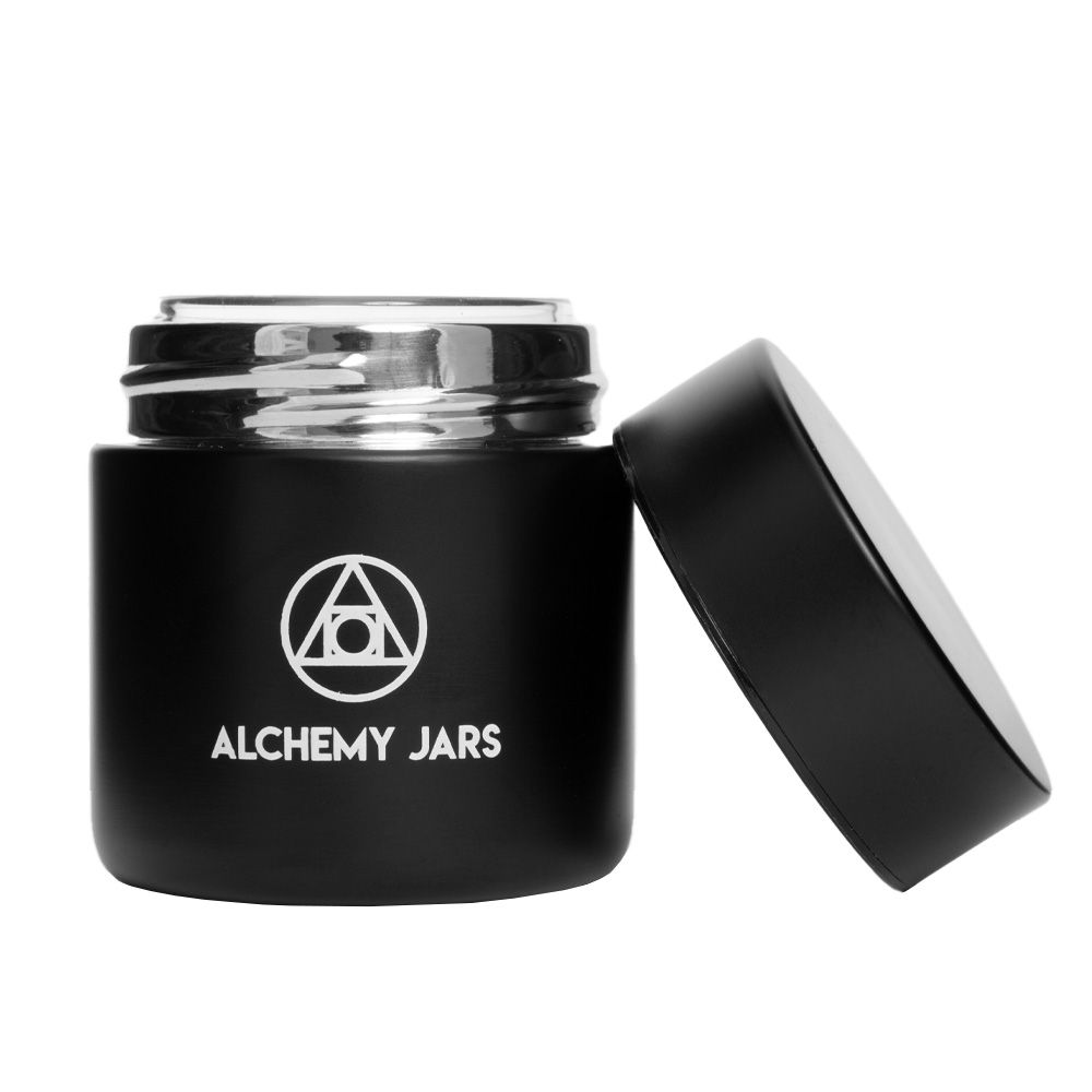 Alchemy Jars – Vakuumisoliertes 50ml Concentrate Jar (schwarz) - jar